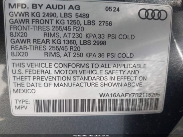 Audi Q5 Prestige 45 Tfsi S Line Quattro S Tronic Image 5