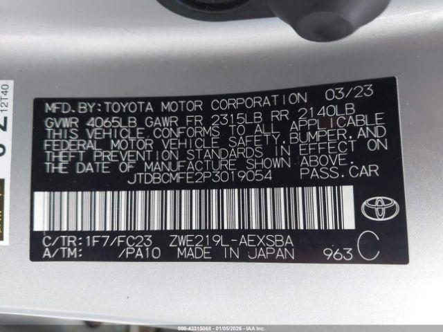 Toyota Corolla Hybrid Se Image 9