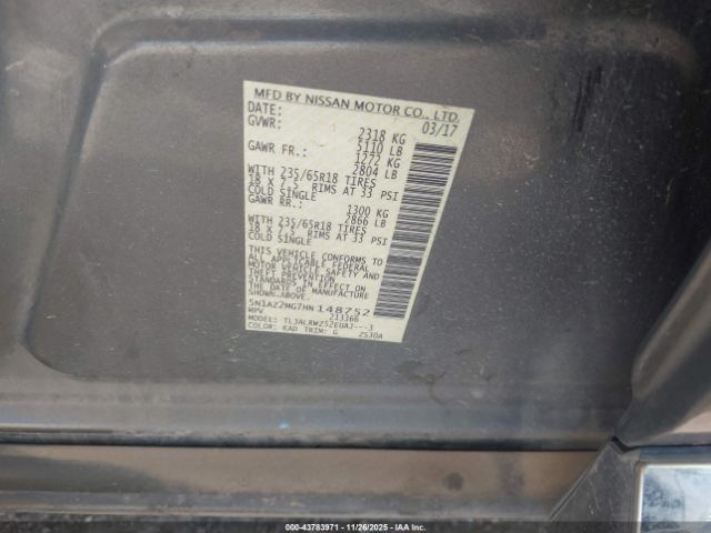 Nissan Murano Sl Image 13