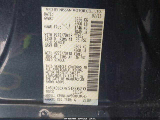 Nissan Titan Pro-4x Image 3