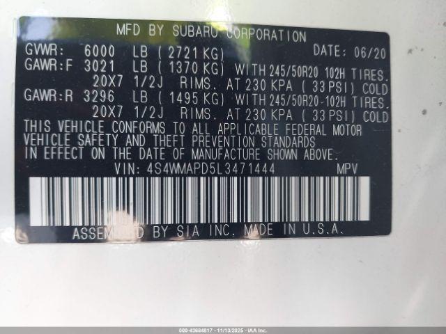 Subaru Ascent Limited Image 8