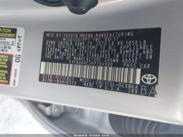 Toyota Corolla Le Image 12