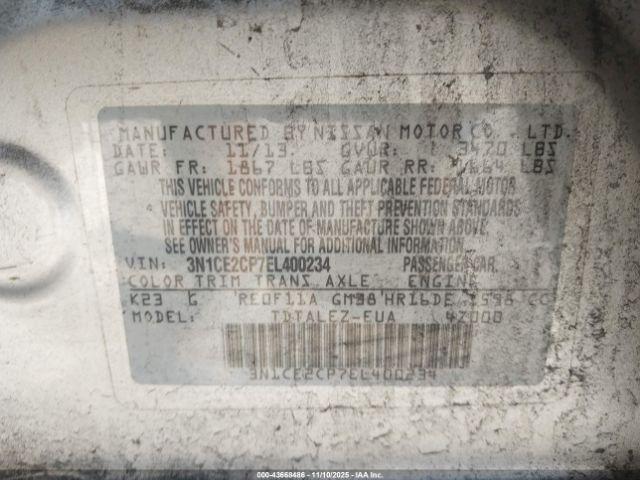 Nissan Versa Sv Image 7