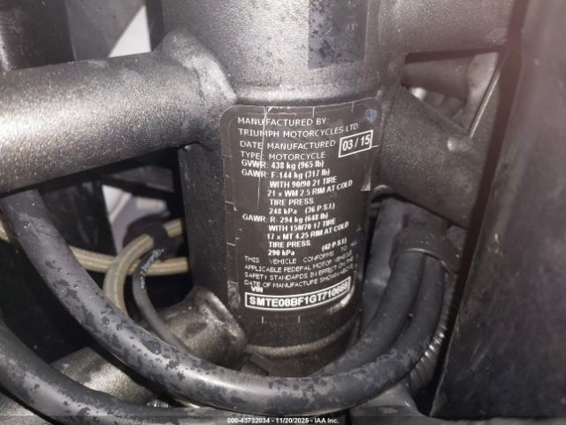 Triumph Motorcycle Tiger 800xc Image 11