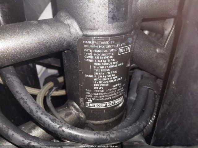 Triumph Motorcycle Tiger 800xc Image 11