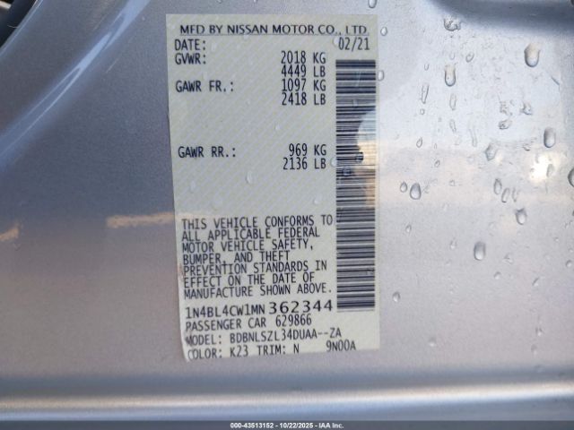 Nissan Altima Sr Intelligent Awd Image 18