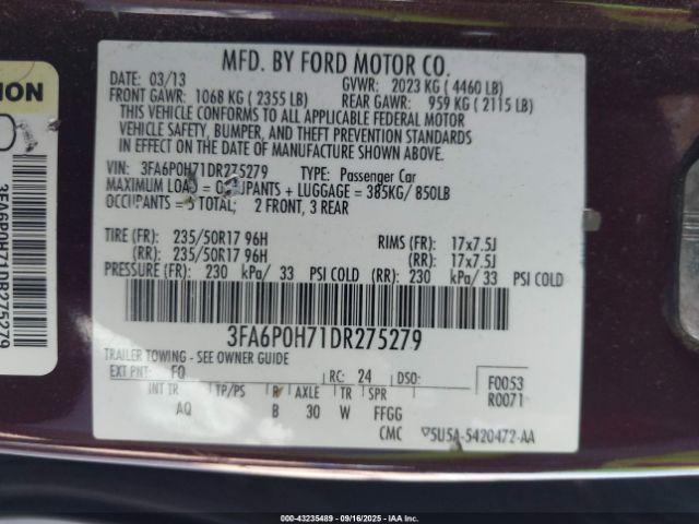 Ford Fusion Se Image 10