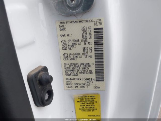 Nissan Titan King Cab Sv 4x2 Image 8