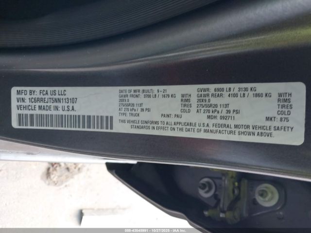 Ram 1500 Laramie  4x2 5'7 Box Image 14