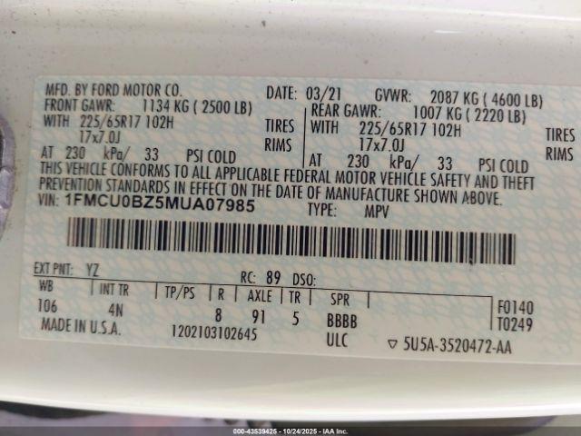 Ford Escape Se Hybrid Image 2