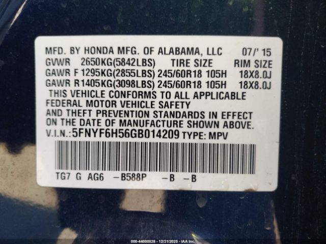 Honda Pilot Ex-l Image 11