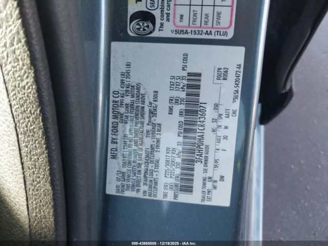 Ford Fusion Se Image 6