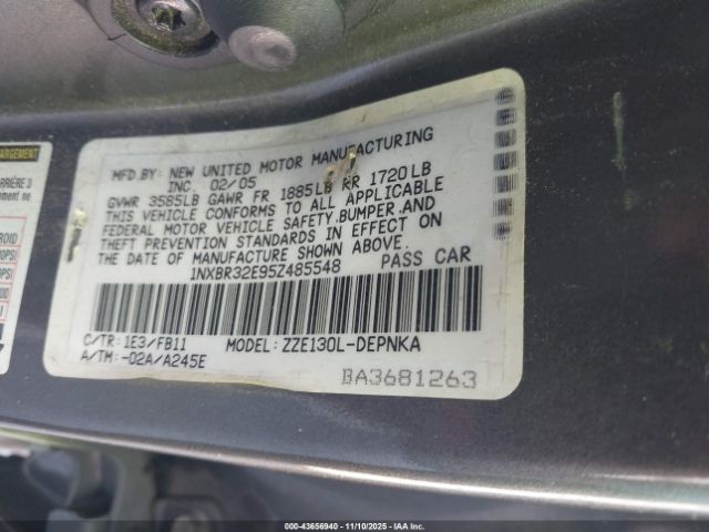 Toyota Corolla Le Image 6